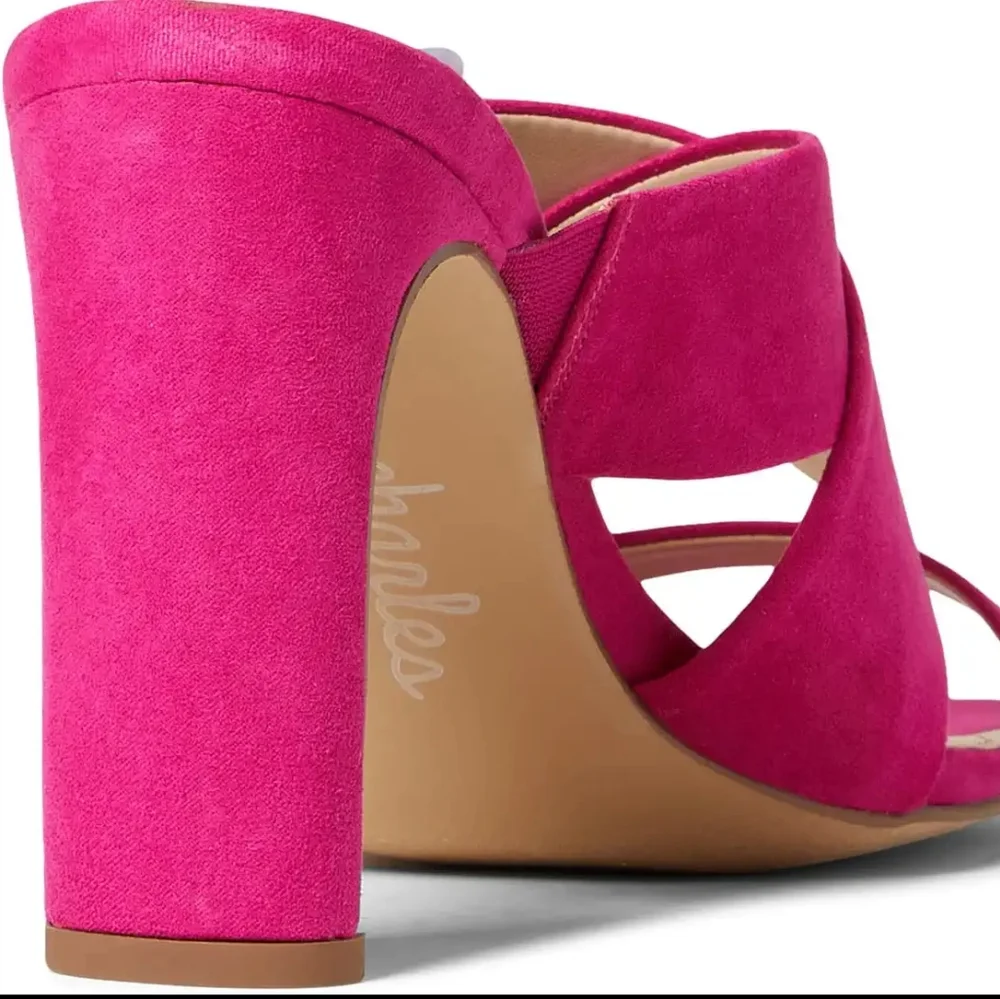 Charles by Charles David Gleam Slide‎ Sandal Size 7.5 Magenta